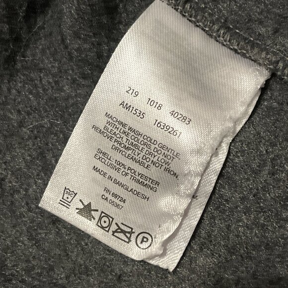 Men's Columbia Fleece Vest SZ LARGE Gray Full Zip Pockets Logo Outdoor - Picture 6 of 8